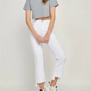 NWT High Waisted White Jeans Size 28